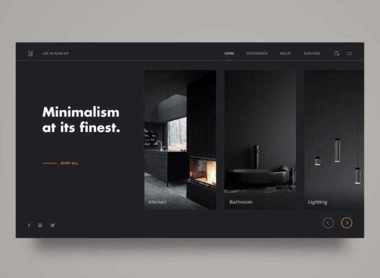 Webdesign trendek 2022
