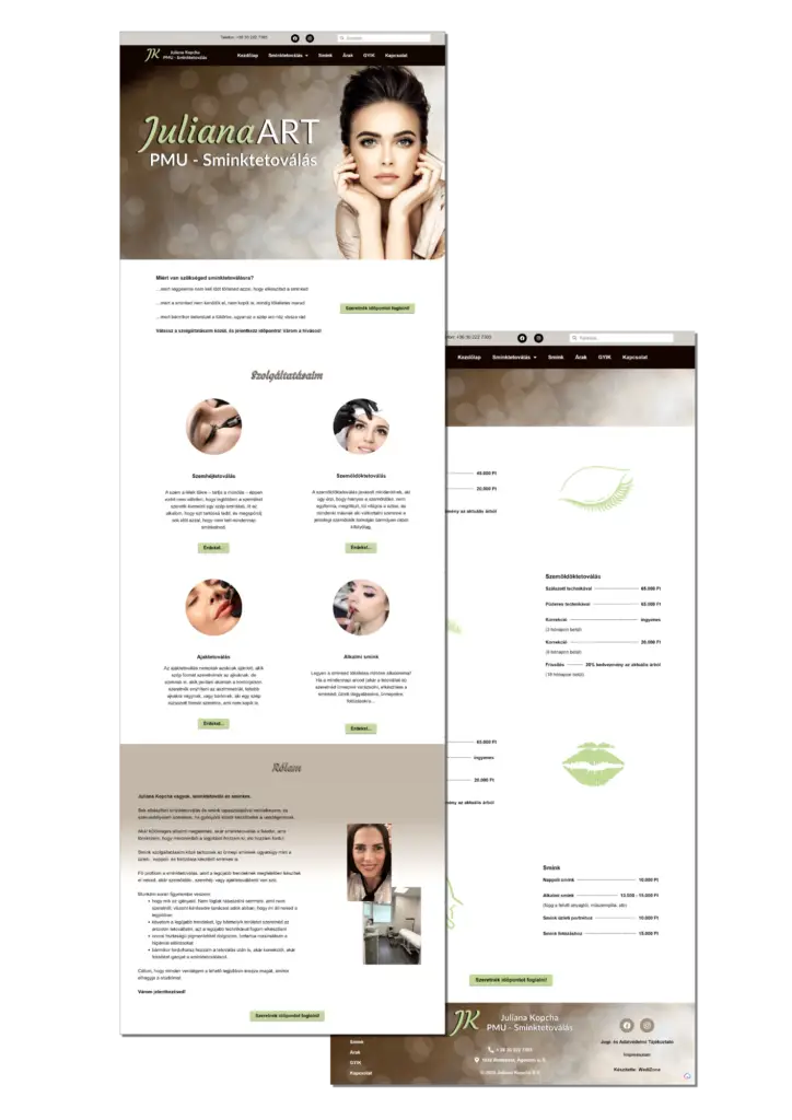 WediZone weboldalkésztés - Portfólió