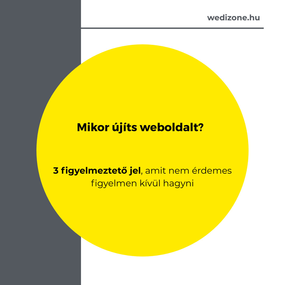 Mikor újíts weboldalt?