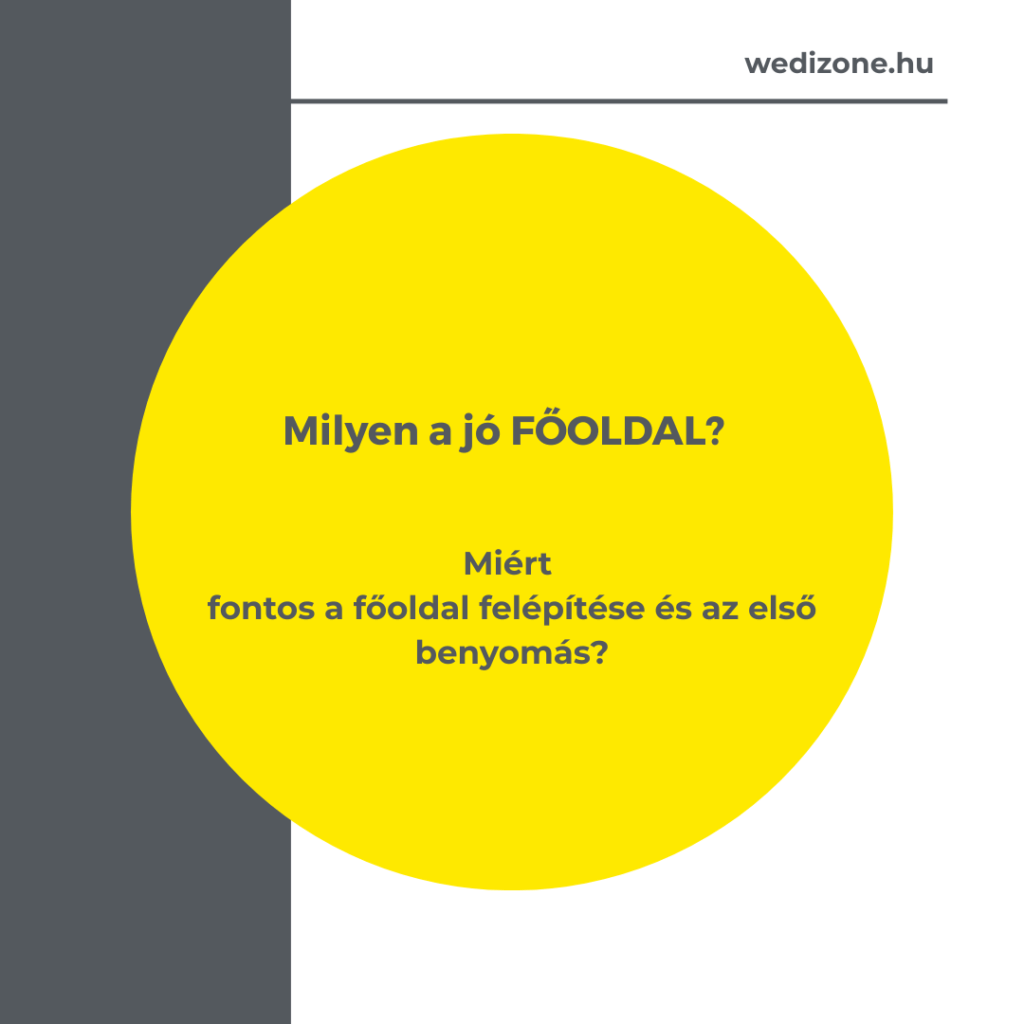 Milyen a jó Főoldal?