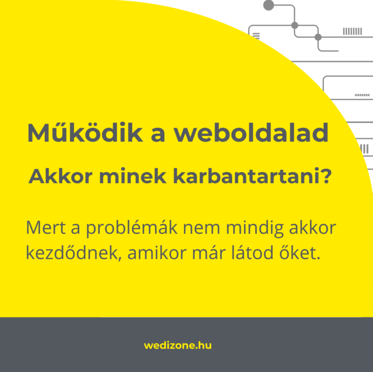 weboldal karbantartás 2026