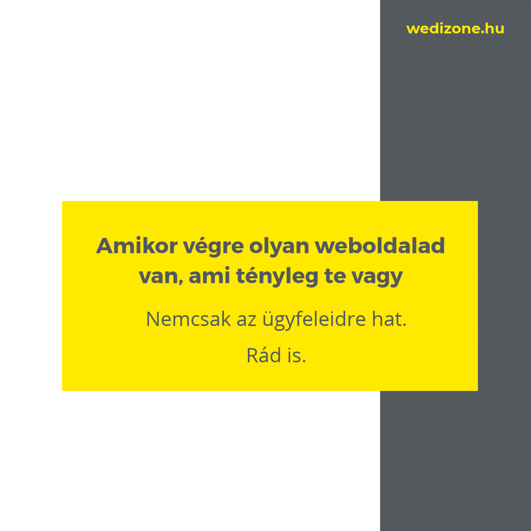 amikor végre olyan weboldalad van, ami tényleg te vagy